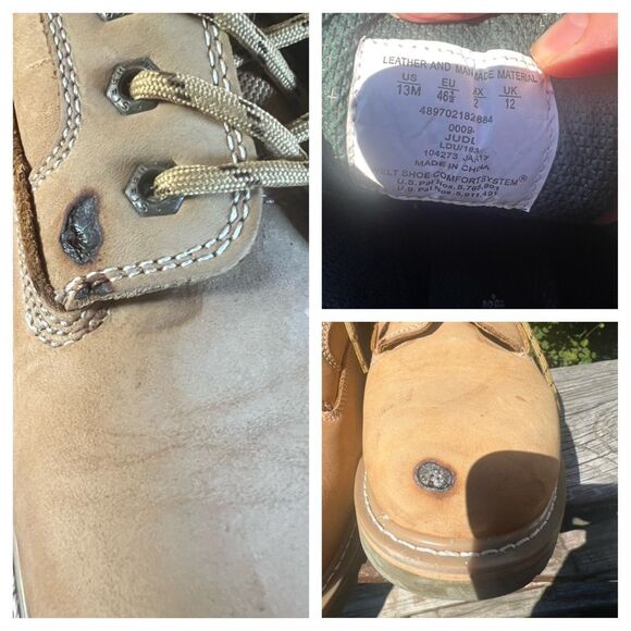 Texas Steer Judd Men’s Flexcore Work Boots Sz 13 Soft Toe - Picture 8 of 8